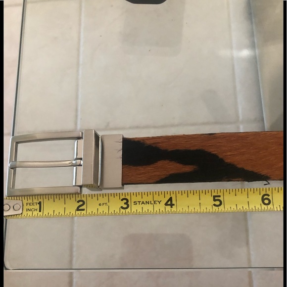 Nine West Calf Hair Leather Belt - Picture 5 of 6